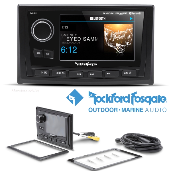 Rockford Fosgate PMX-8DH high end Bedieneinheit 12,7cm Bildschirm Marine für PMX-8BB